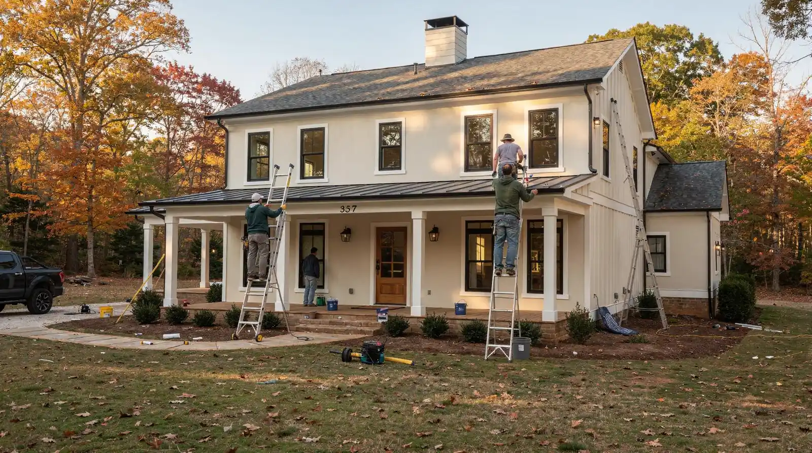 Fall, from September through mid-November, is the strongest overall window for exterior painting in Georgia